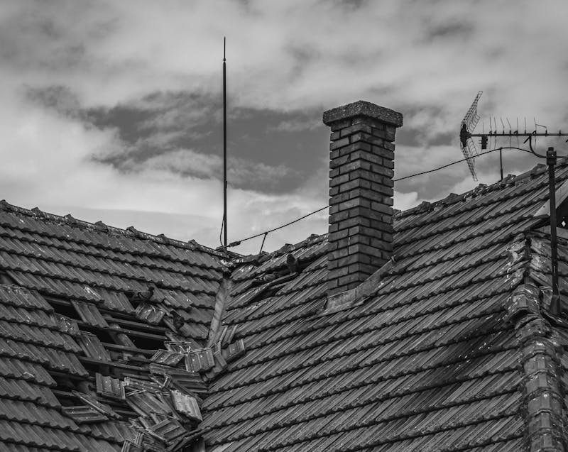 damaged roofing