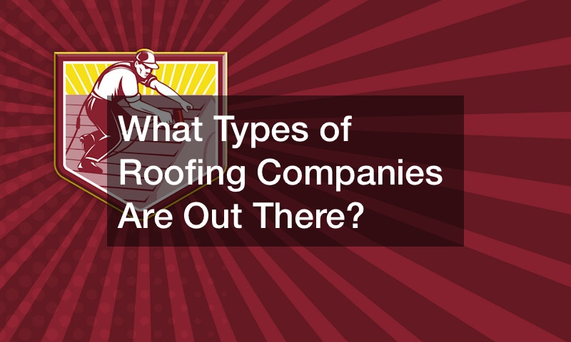 What Types of Roofing Companies Are Out There?
